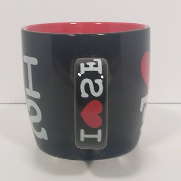 I Heart SF Coffee Tea Mug Cup 12 oz. Black Red‎ - Picture 4 of 8